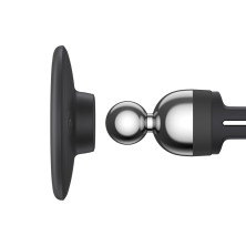 Автотримач для телефону магнітний Baseus C01 Magnetic Air Outlet в повітропровід з тримачем для кабелю Чорний