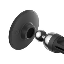 Автотримач для телефону магнітний Baseus C01 Magnetic Air Outlet в повітропровід з тримачем для кабелю Чорний