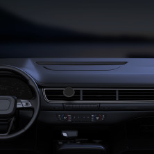 Автотримач для телефону магнітний Baseus C01 Magnetic Air Outlet в повітропровід з тримачем для кабелю Чорний