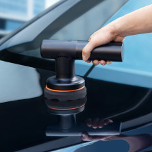 Акумуляторна полірувальна машинка для автомобіля Baseus New Power Cordless Electric Polisher 30 Вт 45 хвилин 3 насадки Чорний