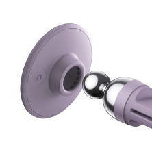 Автотримач для телефона магнітний Baseus C01 Magnetic Air Outlet в повітропровід з тримачем для дроту Фіолетовий