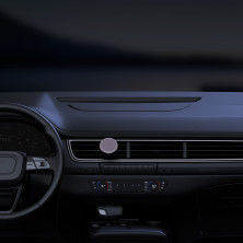 Автотримач для телефона магнітний Baseus C01 Magnetic Air Outlet в повітропровід з тримачем для дроту Фіолетовий