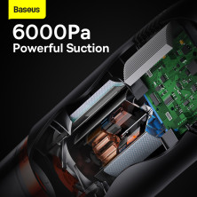 Акумуляторний пилосос Baseus A7 Cordless Car Vacuum Cleaner 78 Вт 6000 Па Чорний