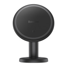 Автодержатель для телефона магнитный Baseus C01 Magnetic Stick-on Version на торпедо с держателем для провода Черный