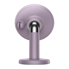 Автотримач для телефону магнітний Baseus C01 Magnetic Stick-on Version на торпедо з тримачем для кабелю Фіолетовий