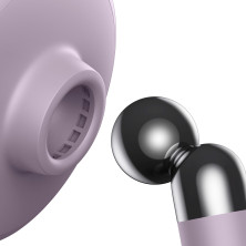 Автотримач для телефону магнітний Baseus C01 Magnetic Stick-on Version на торпедо з тримачем для кабелю Фіолетовий