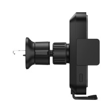Беспроводное автомобильное зарядное устройство Baseus Halo Electric Wireless Charging Car Mount с технологией Qi 15W Черный