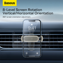 Автодержатель для телефона Baseus Steel Cannon 2 Air Outlet Car Mount в воздуховод Белый