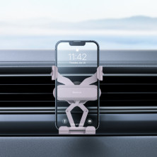 Автодержатель для телефона Baseus Stable Gravitational Car Mount Lite Air Outlet в воздуховод Фиолетовый