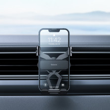 Автодержатель для телефона Baseus Stable Gravitational Car Mount Lite Air Outlet в воздуховод Черный