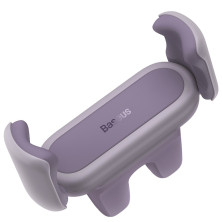Автотримач для телефона Baseus Steel Cannon 2 Air Outlet Car Mount у повітропровід Фіолетовий