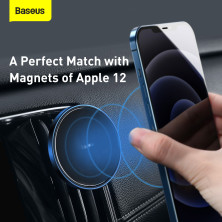 Автодержатель для телефона Baseus Magnetic Car Mount на торпедо и в воздуховод Синий