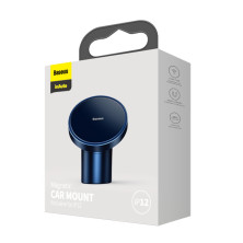 Автодержатель для телефона Baseus Magnetic Car Mount на торпедо и в воздуховод Синий