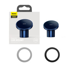 Автодержатель для телефона Baseus Magnetic Car Mount на торпедо и в воздуховод Синий