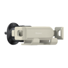 Автодержатель для телефона Baseus Stable Gravitational Car Mount Lite Air Outlet в воздуховод Белый