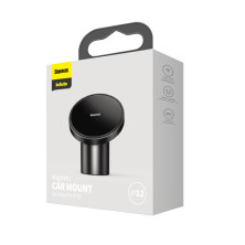 Автодержатель для телефона Baseus Magnetic Car Mount на торпедо и в воздуховод Черный