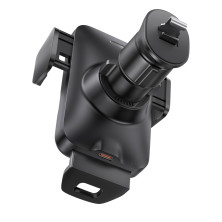 Беспроводное автомобильное зарядное устройство Baseus Wisdom Auto Alignment Car Mount Wireless Charger с технологией Qi 15W Черный