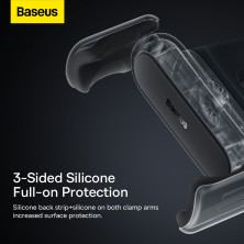 Автодержатель для телефона Baseus Steel Cannon 2 Air Outlet Car Mount в воздуховод Черный