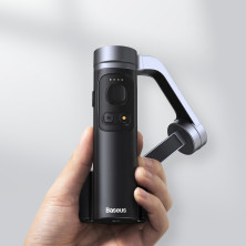 Стедікам Baseus Control Smartphone Handheld Folding Gimbal Stabilizer трьохосьовий стабілізатор для смартфона Чорний