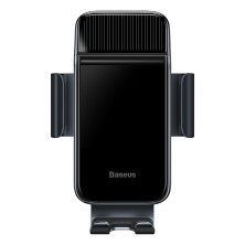 Велотримач на сонячній батареї для смартфона Baseus Smart Solar Power Wireless Cycling Electric Holder IP54 автоматичний Чорний