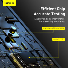 Алкотестер цифровий портативний Baseus Digital Alcohol Tester Чорний