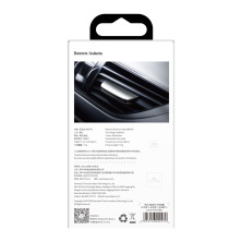 Ароматизатор в машину Baseus Metal Paddle Car Car Air Freshener і 3 арома-картриджі Сріблястий