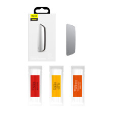 Ароматизатор в машину Baseus Metal Paddle Car Car Air Freshener і 3 арома-картриджі Сріблястий