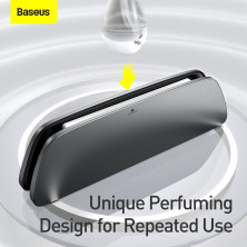 Ароматизатор в машину Baseus Metal Paddle Car Car Air Freshener і 3 арома-картриджі Чорний