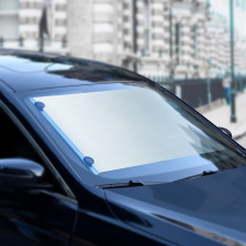 Сонцезахисна шторка автомобільна Baseus Auto Close Car Front Window Sunshade 65х140 см Сріблястий