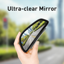 Автомобильное зеркало для слепых зон Baseus Large View Reversing Auxiliary Mirror набор 2 штуки Черный