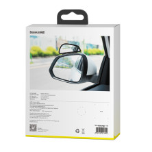 Автомобильное зеркало для слепых зон Baseus Large View Reversing Auxiliary Mirror набор 2 штуки Черный