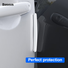 Протиударні накладки на двері автомобіля Baseus Streamlined Car Door Bumper Strip набір 4 штуки Білий