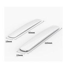 Протиударні накладки на двері автомобіля Baseus Streamlined Car Door Bumper Strip набір 4 штуки Білий