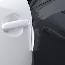 Протиударні накладки на двері автомобіля Baseus Streamlined Car Door Bumper Strip набір 4 штуки Білий