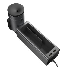 Автомобільний органайзер Baseus Deluxe Metal Armrest Console Organizer c 2USB виходами і підсклянником Чорний