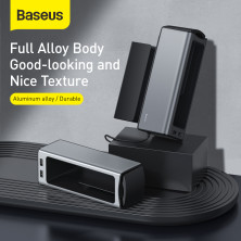 Автомобільний органайзер Baseus Deluxe Metal Armrest Console Organizer c 2USB виходами і підсклянником Сріблястий
