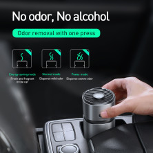 Ароматизатор в машину Baseus Breeze fan Air Freshener for Vehicles з 2 ароматами Cologne та Ocean Чорний