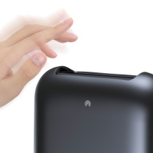 Ароматизатор в машину Baseus Breeze fan Air Freshener for Vehicles з 2 ароматами Cologne та Ocean Чорний