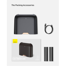 Ароматизатор в машину Baseus Breeze fan Air Freshener for Vehicles з 2 ароматами Cologne та Ocean Чорний