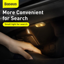 Дополнительная Led подсветка в бардачок автомобиля Baseus Capsule Car Interior Lights набор 2 штуки Черный
