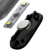 Дополнительная Led подсветка в бардачок автомобиля Baseus Capsule Car Interior Lights набор 2 штуки Черный
