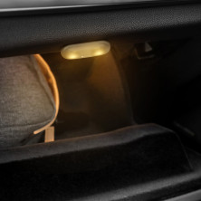 Дополнительная Led подсветка в бардачок автомобиля Baseus Capsule Car Interior Lights набор 2 штуки Черный