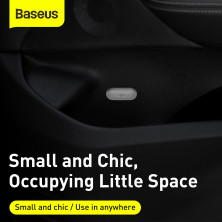 Дополнительная Led подсветка в бардачок автомобиля Baseus Capsule Car Interior Lights набор 2 штуки Белый