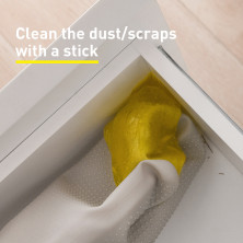 Набір для чищення салону автомобіля Baseus Car cleaning kit слайм із силіконовою рукавичкою Жовтий
