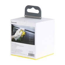 Набір для чищення салону автомобіля Baseus Car cleaning kit слайм із силіконовою рукавичкою Жовтий