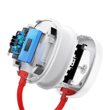 Лампа на сонячній батареї з акумулятором для автомобіля Baseus In-car Solar Reading Lamp Білий