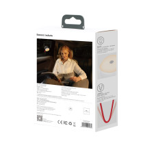 Лампа на сонячній батареї з акумулятором для автомобіля Baseus In-car Solar Reading Lamp Білий