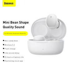 Беспроводные Bluetooth наушники Baseus Bowie E2 True Wireless TWS Earphones Белый