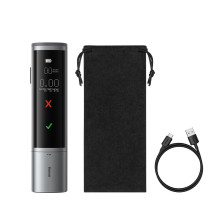 Алкотестер цифровой портативный Baseus SafeJourney Pro Series Breathalyzer Серый
