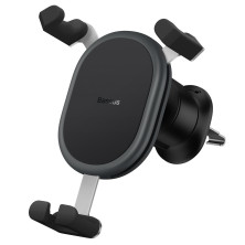 Автодержатель для телефона Baseus Stable Gravitational Car Mount Air Outlet в воздуховод Черный